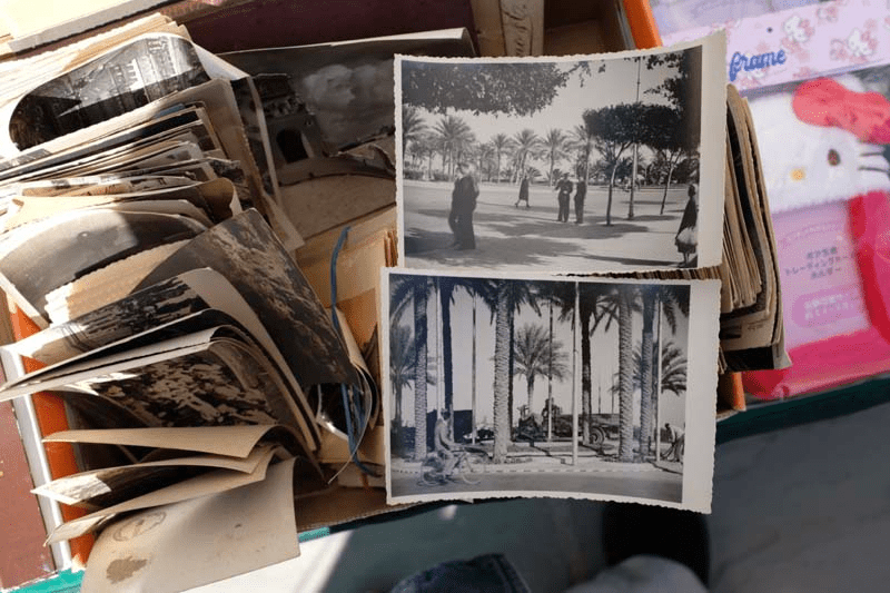 Photograph found in Mercantino depicting ‘Fontana della Gazella’ in Tripoli (Libya), Piazza Luigi Orlando, Livorno, Italy
